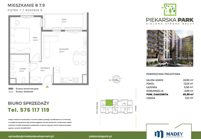 Mieszkanie w inwestycji: Piekarska Park