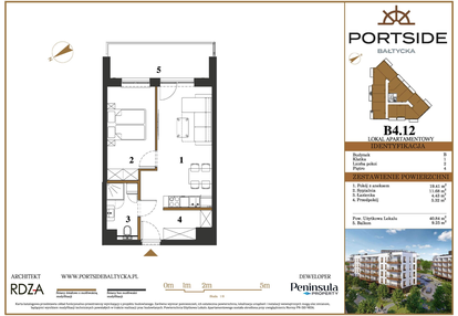Mieszkanie w inwestycji: Portside Bałtycka