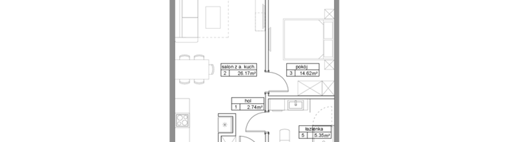 Mieszkanie w inwestycji: Apartamenty na Klifie bud. D, E i F