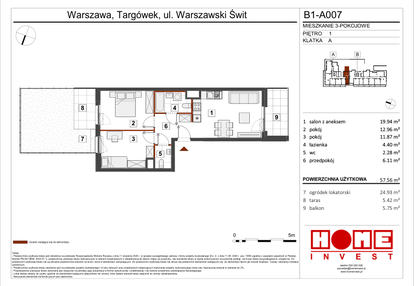 Mieszkanie w inwestycji: Warszawski Świt etap VIII