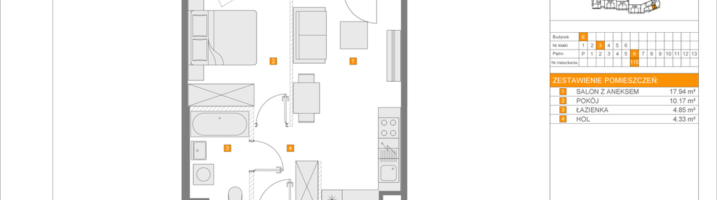 Mieszkanie w inwestycji: Apartamenty Literacka etap 2.2
