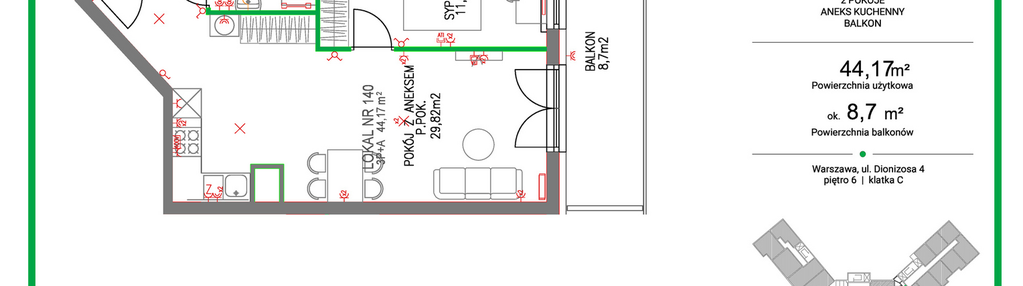Mieszkanie w inwestycji: Comfort City Szmaragd