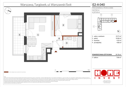Mieszkanie w inwestycji: Warszawski Świt etap XI