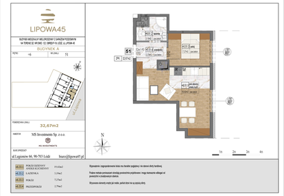 Mieszkanie w inwestycji: Lipowa 45