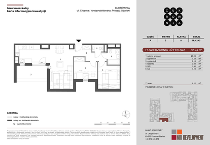Mieszkanie w inwestycji: CUKROWNIA