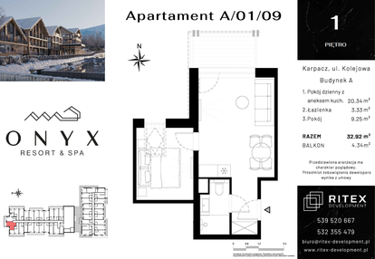 Mieszkanie w inwestycji: Onyx Resort & Spa