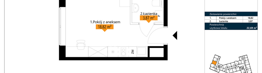 Mieszkanie w inwestycji: ŁACINA SPOT
