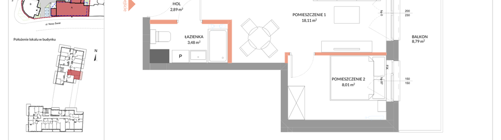 Mieszkanie w inwestycji: Apartamenty Nowy Świat - inwestycyjne