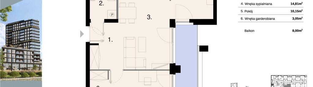 Mieszkanie w inwestycji: Sky Trust etap II - apartamenty inwestycyjne 23% VAT PRS