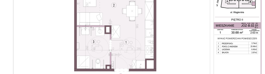 Mieszkanie w inwestycji: Apartamenty Józefińska