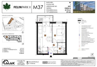 Mieszkanie w inwestycji: Felin Park II etap 2