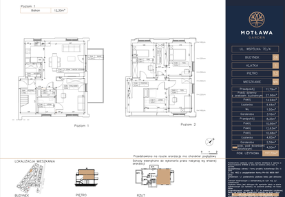 Mieszkanie w inwestycji: Motława Garden