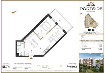 Mieszkanie w inwestycji: Portside Bałtycka