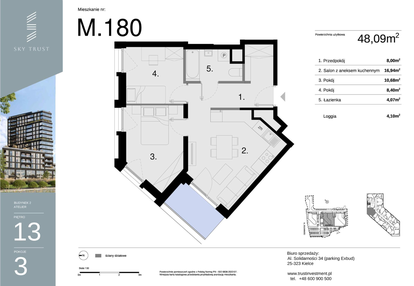 Mieszkanie w inwestycji: Sky Trust etap II