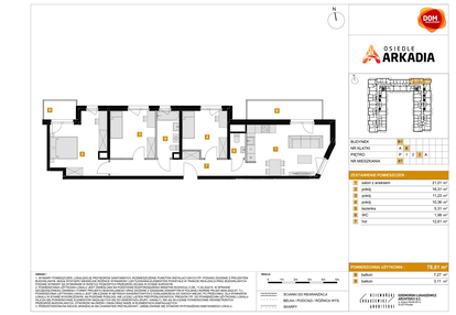 Mieszkanie w inwestycji: Osiedle Arkadia etap 2