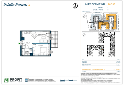 Mieszkanie w inwestycji: Osiedle Hemara - etap III bud. 2 i 3