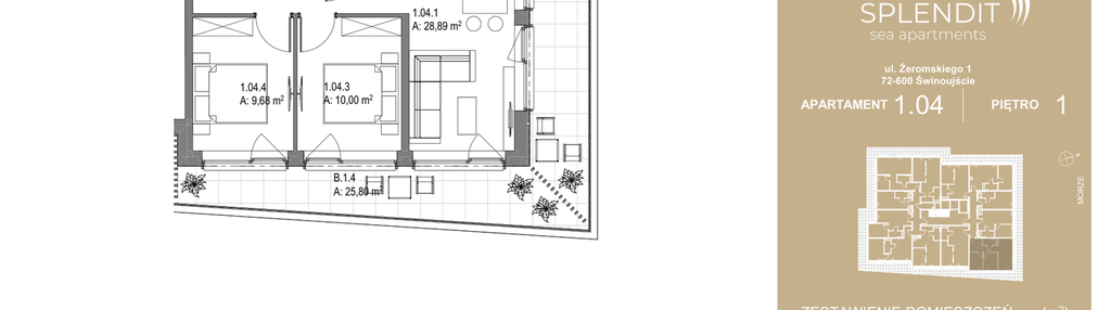 Mieszkanie w inwestycji: Splendit Świnoujście