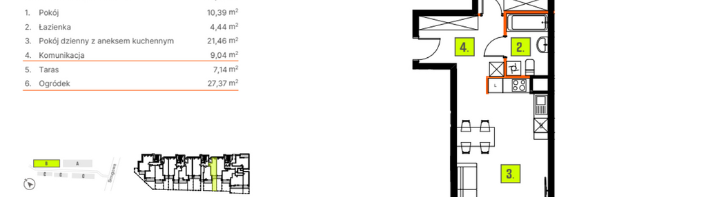 Mieszkanie w inwestycji: Osiedle BLASK - Etap I