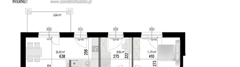 Mieszkanie w inwestycji: Osiedle Farbiarska II