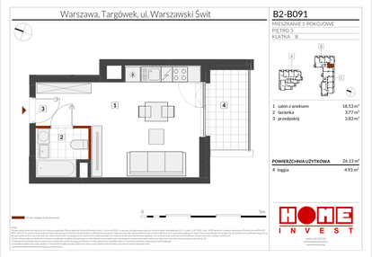 Mieszkanie w inwestycji: Warszawski Świt etap IX