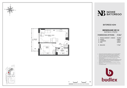 Mieszkanie w inwestycji: Nowe Batorego 2
