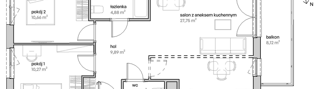 Mieszkanie w inwestycji: Unii Lubelskiej Vita