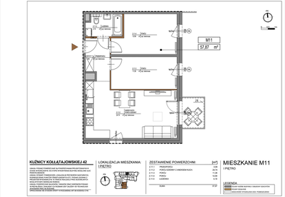 Mieszkanie w inwestycji: Kuźnicy Kołłątajowskiej 42