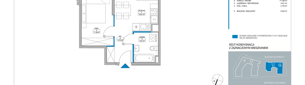 Mieszkanie w inwestycji: Spokojny Mokotów etap II
