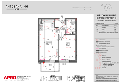 Mieszkanie w inwestycji: Antczaka 46