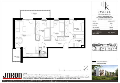 Mieszkanie w inwestycji: Osiedle Konopnickiej etap II