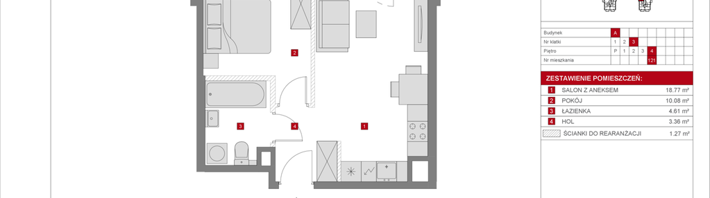 Mieszkanie w inwestycji: Dzielnica Mieszkaniowa Metro Zachód - etap 8.1