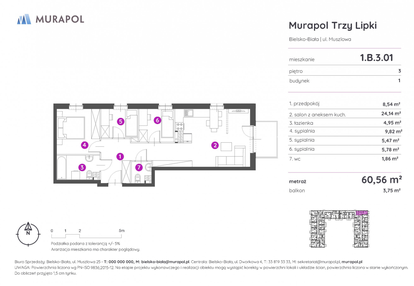 Mieszkanie w inwestycji: Murapol Trzy Lipki