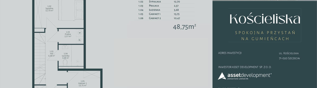 Mieszkanie w inwestycji: Kościeliska