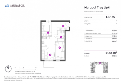 Mieszkanie w inwestycji: Murapol Trzy Lipki