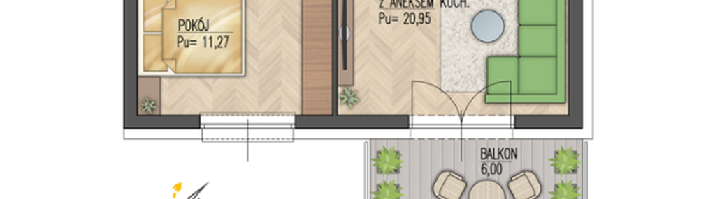 Mieszkanie w inwestycji: Enklawa Starosielce