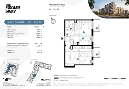 Mieszkanie w inwestycji: Nowe Promenady etap II
