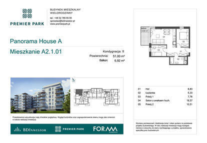 Mieszkanie w inwestycji: Premier Park II