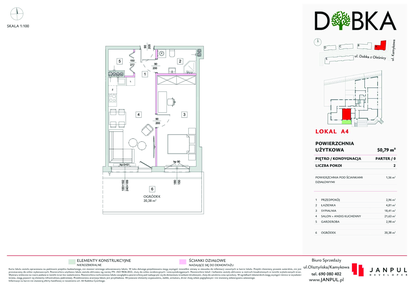 Mieszkanie w inwestycji: Dobka