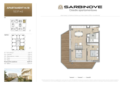 Mieszkanie w inwestycji: Sarbinove