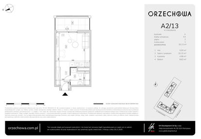 Mieszkanie w inwestycji: Orzechowa 2