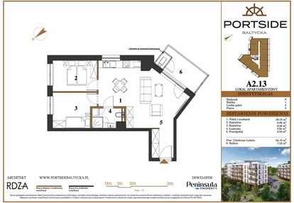 Mieszkanie w inwestycji: Portside Bałtycka