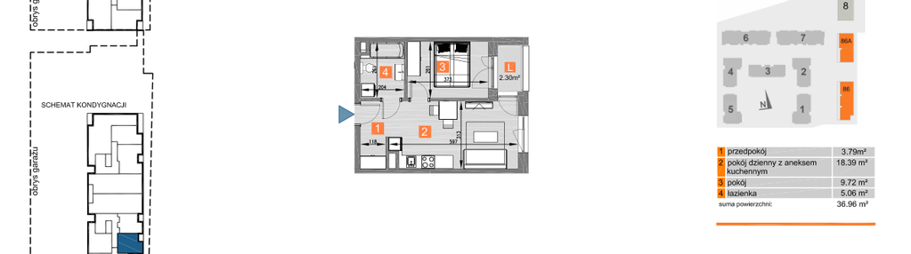 Mieszkanie w inwestycji: Piasta Towers bud. 86 i 86A