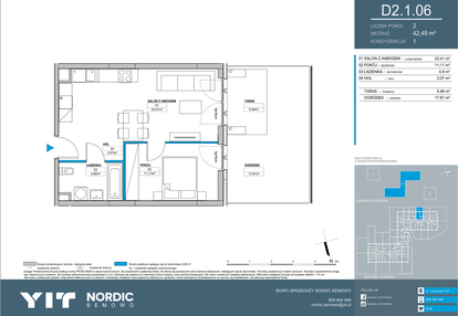 Mieszkanie w inwestycji: Nordic Bemowo - etap IV