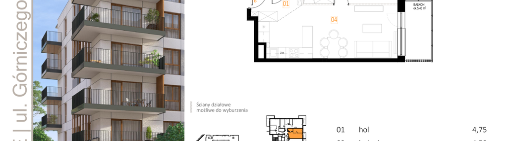 Mieszkanie w inwestycji: Zielony Nikiszowiec