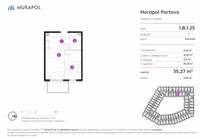 Mieszkanie w inwestycji: Murapol Portovo etap II