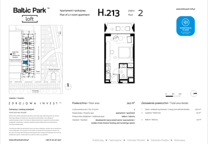 Mieszkanie w inwestycji: Baltic Park Loft