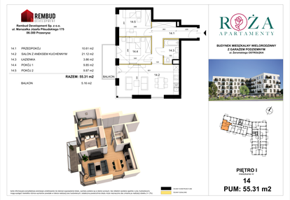 Mieszkanie w inwestycji: Apartamenty Róża