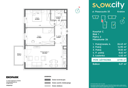 Mieszkanie w inwestycji: Slow City