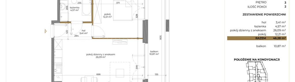 Mieszkanie w inwestycji: Cieszyńska 9 budynek B i C