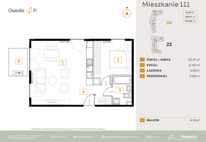 Mieszkanie w inwestycji: Osiedle Fi bud. 22, 24